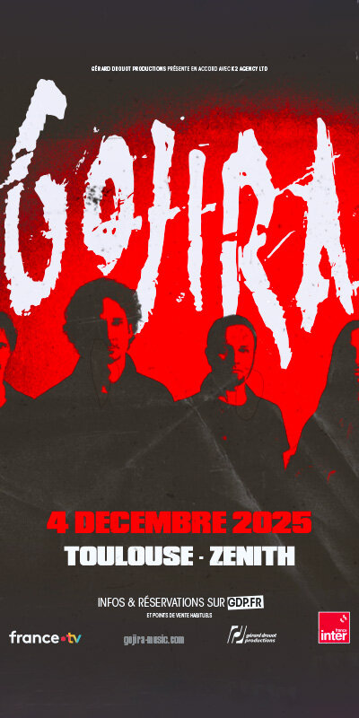 GOJIRA dec 2025 toulouse